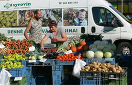 zelenina Syrovín na farmářských trzích
